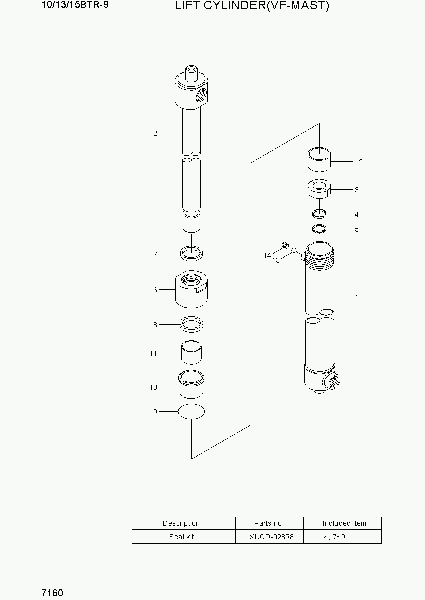 7160   ()  (VF-MAST)   Hyundai 10/13/15BTR-9