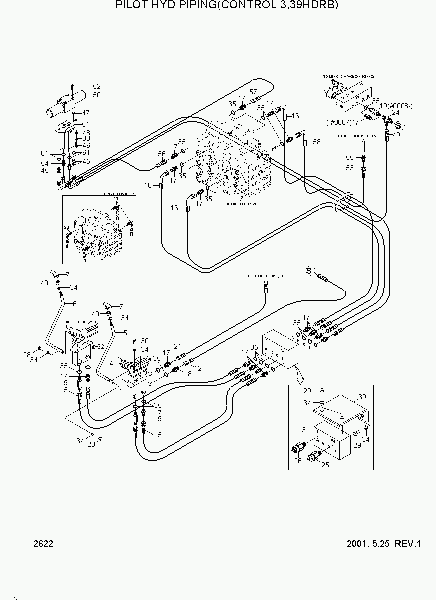 2622 PILOT HYD PIPING(CONTROL 3,39HDRB)