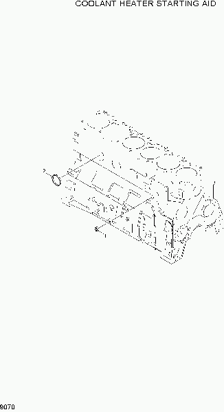 9070 COOLANT HEATER STARTING AID