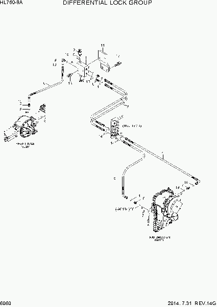 6060 DIFFERENTIAL LOCK GROUP