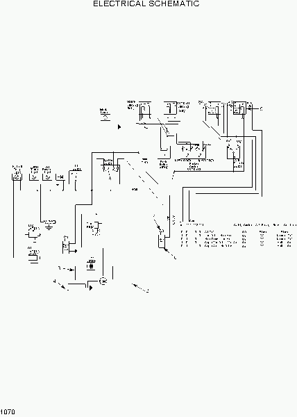 1070 ELECTRICAL SCHEMATIC