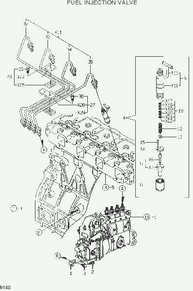 9140 FUEL INJECTION VALVE