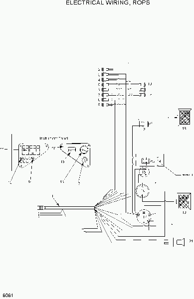 6061 ELECTRICAL WIRING, ROPS