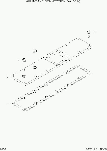 A300  AIR INTAKE CONNECTION 3(#1001-)   Hyundai R210LC-7