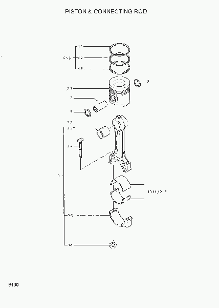 9100       Hyundai 35DS/40DS/45DS-7