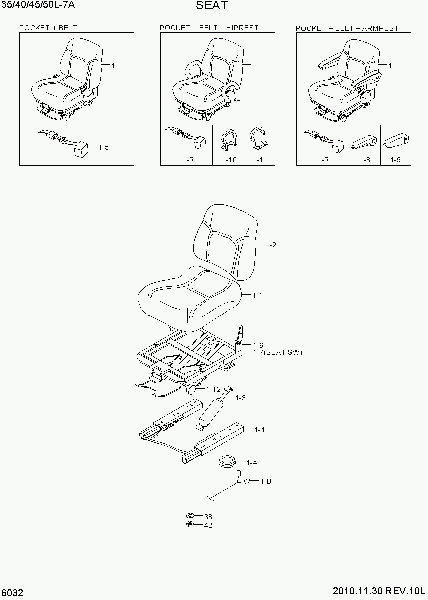 6032  SEAT(LOCAL)     Hyundai 35/40/45/50L-7A