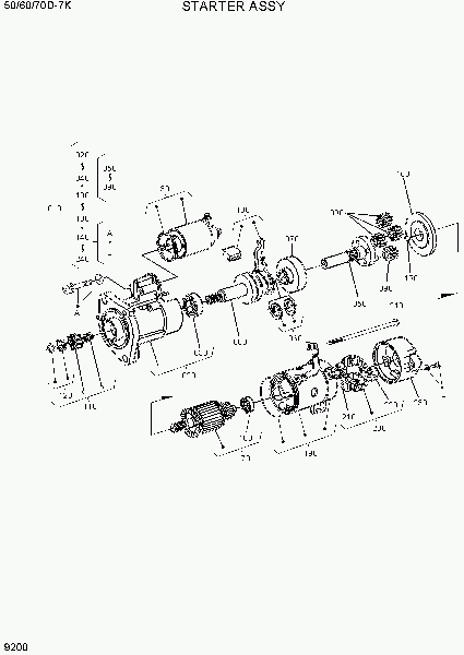 9200       Hyundai 50/60/70D-7K