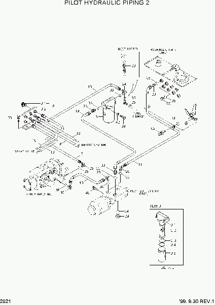 2021  PILOT HYDRAULIC PIPING 2    Hyundai HL720-3