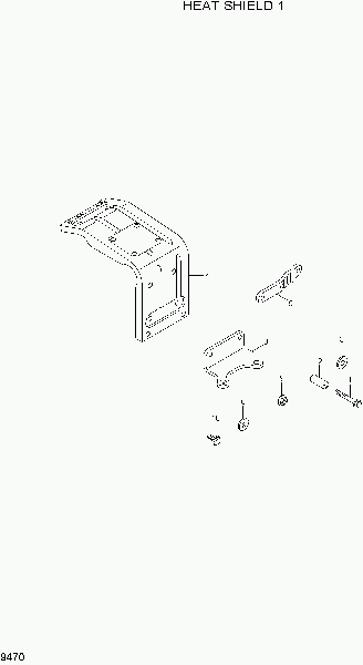 9470  ENGINE COOLANT VENT    Hyundai HL730-7A