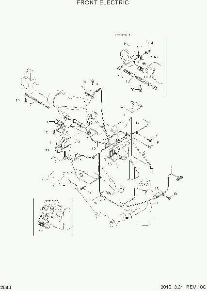 2040  FRONT ELECTRIC    Hyundai HL730-7