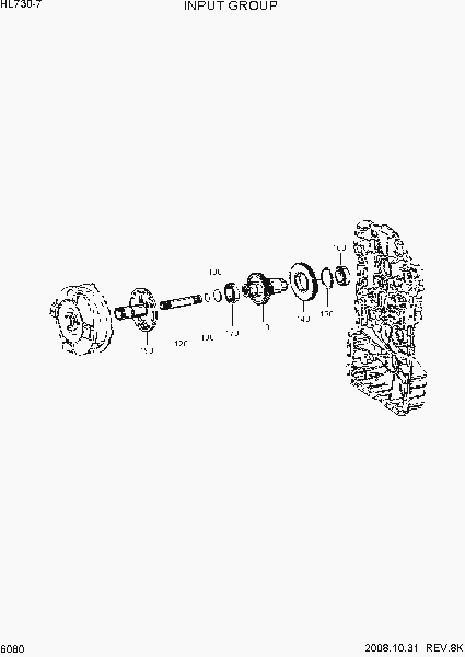 6080  INPUT GROUP    Hyundai HL730-7