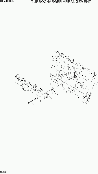 9500 TURBOCHARGER ARRANGEMENT