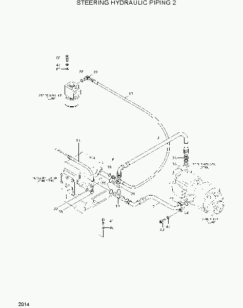 2014 STEERING HYDRAULIC PIPING 2