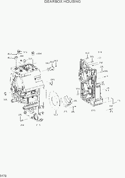 3170 GEAR BOX HOUSING