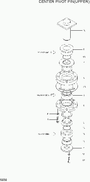 5030 CENTER PIVOT PIN(UPPER)