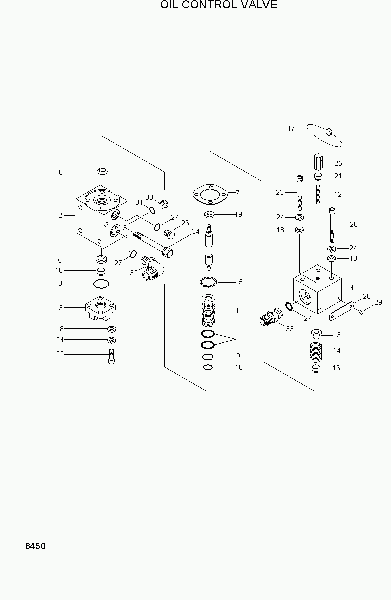 8450 OIL CONTROL VALVE