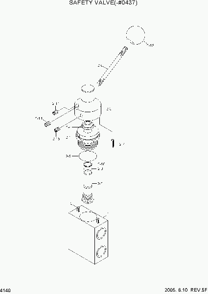 4140 SAFETY VALVE(-#0437)