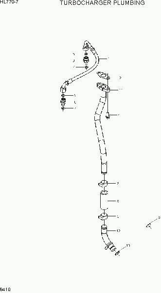 9410 TURBOCHARGER PLUMBING