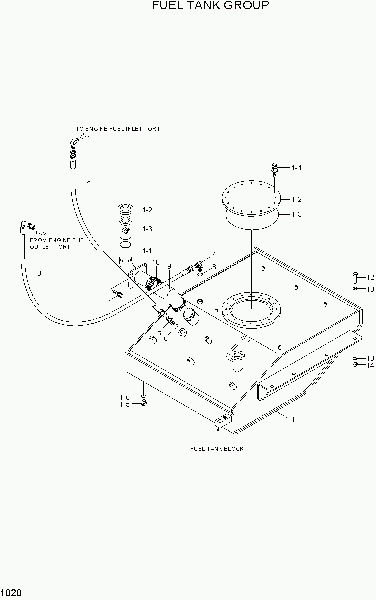 1020 FUEL TANK GROUP