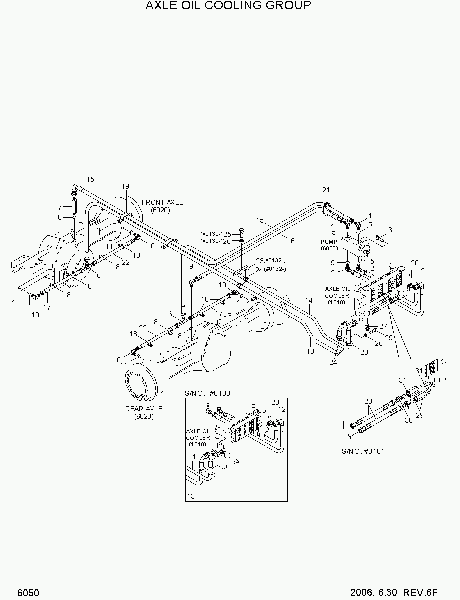 6050 AXLE OIL COOLING GROUP