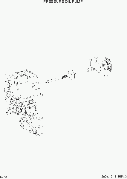 6270 PRESSURE OIL PUMP