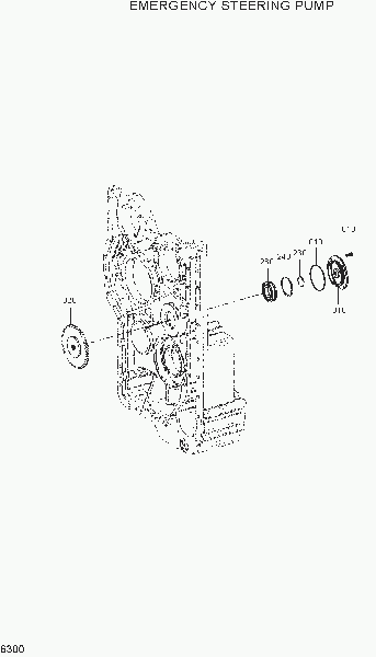 6300 EMERGENCY STEERING PUMP