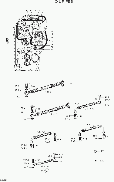 6320 OIL PIPES