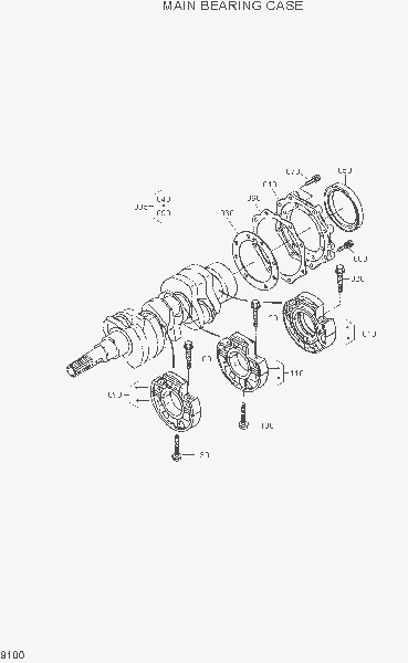 9100 MAIN BEARING CASE