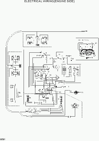 6061 ELECTRICAL WIRING(ENGINE SIDE)