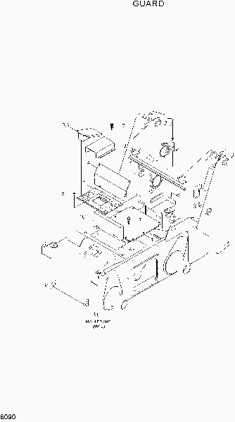 6090 GUARD(FOOT REST)