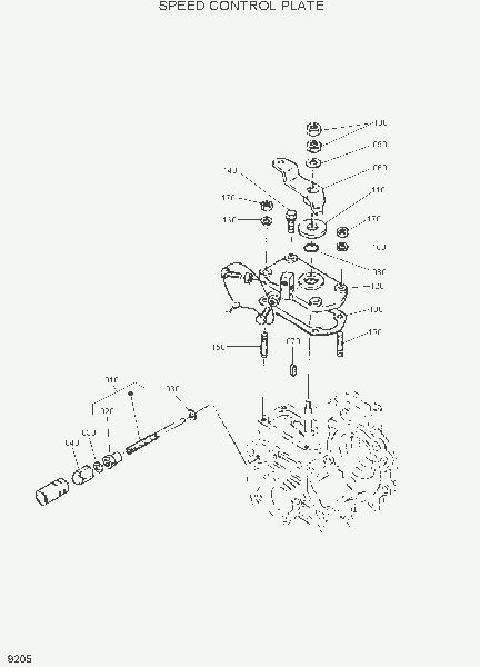 9205 SPEED CONTROL PLATE