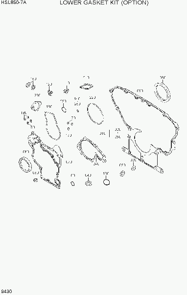 9430 LOWER GASKET KIT(OPTION)