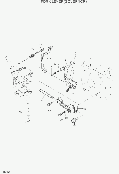 9212 FORK LEVER(GOVERNOR)