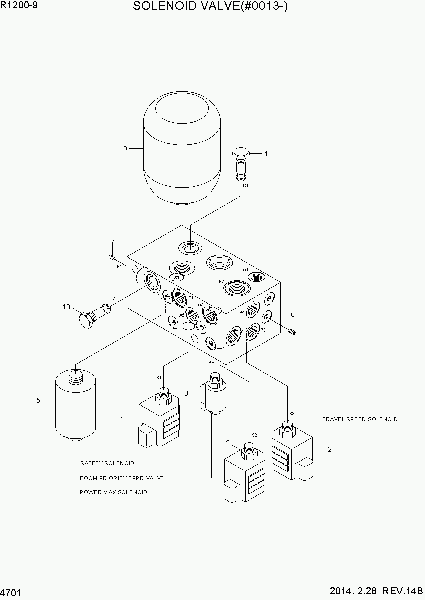 4701   ( , #0013-)   Hyundai R1200-9