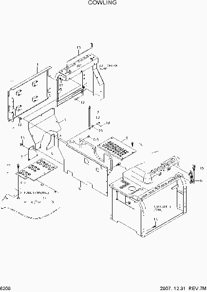 6200  COWLING   Hyundai R180LC-7