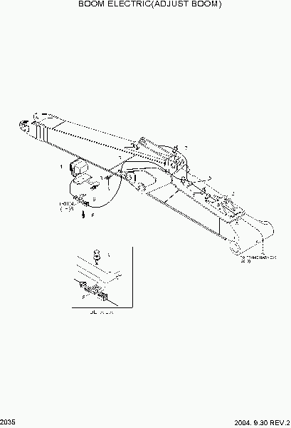 2035    (ADJUST BOOM)   Hyundai R210NLC-7