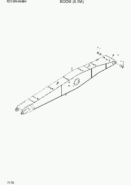 7170   (6.5 )   Hyundai R210W9AMH