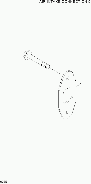 9265  AIR INTAKE CONNECTION 5   Hyundai R250LC-7