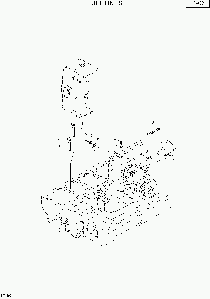 1006  FUEL LINES   Hyundai R28-7