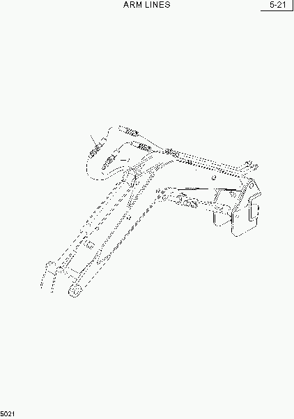 5021  ARM LINES   Hyundai R28-7