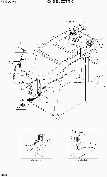 2060  CAB ELECTRIC 1   Hyundai R430LC-9A