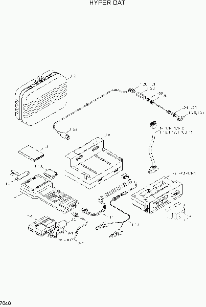 7040  HYPER DAT   Hyundai R450LC-3(#1001-)