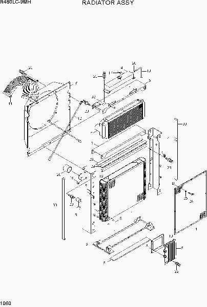 1060       Hyundai R480LC-9MH