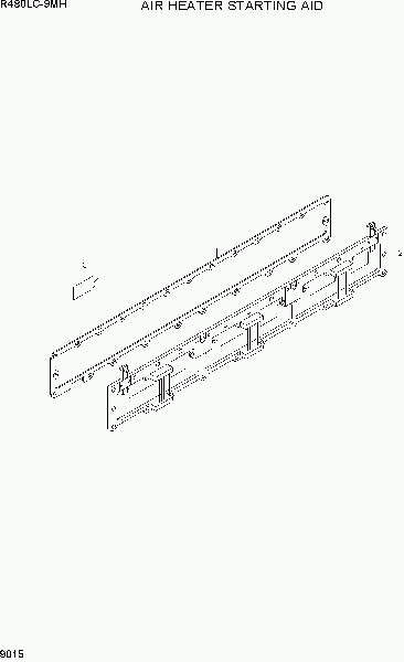 9015  AIR HEATER STARTING AID   Hyundai R480LC-9MH