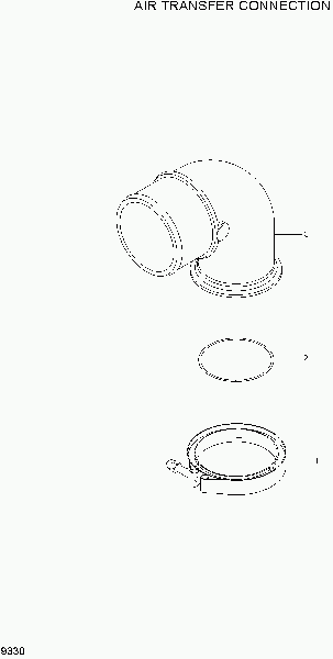 9330  AIR TRANSFER CONNECTION   Hyundai R500LC-7A