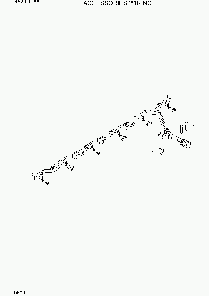 9500  WIRING ACCESSORIES   Hyundai R520LC-9A