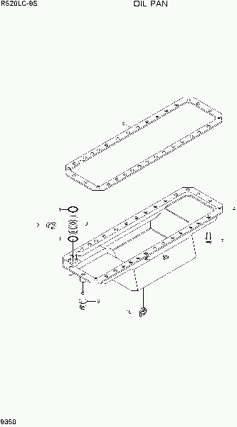 9350    ()   Hyundai R520LC-9S