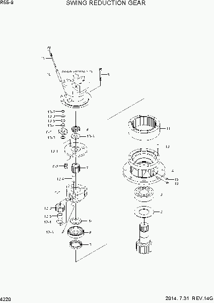 4220      Hyundai R55-9