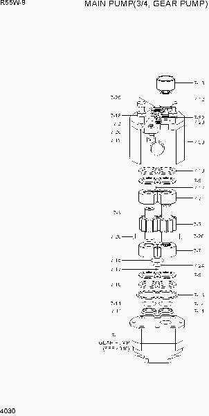 4030   ( , 3/4, )   Hyundai R55W-9