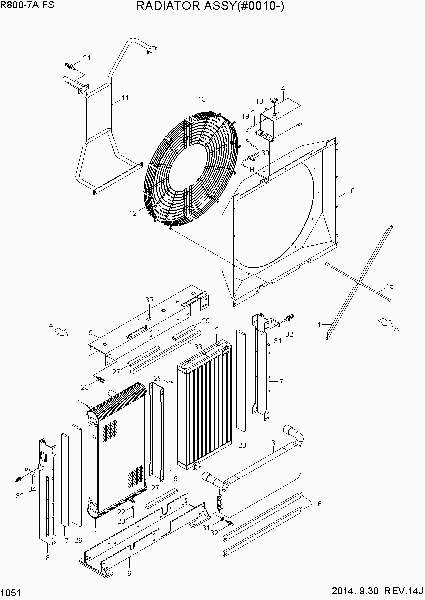 1051     (#0010-)   Hyundai R800-7A FS